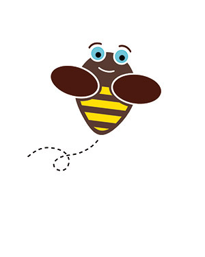 Affiche 8x10 personnalisée - Abeille