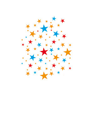 Affiche 8x10 personnalisée - Étoiles