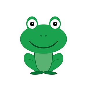Affiche 8x10 personnalisée - Grenouille